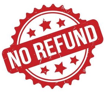 no refund 1